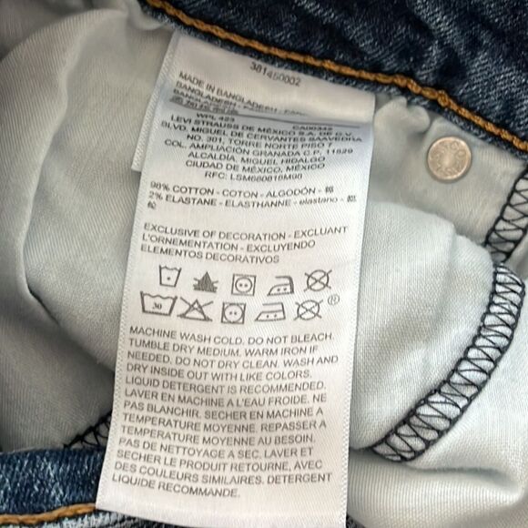 Denizen From Levis High-Rise Jean Shorts Size 6 - Picture 6 of 9